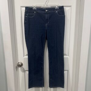 Chico's Dark Indigo Boot Cut Jeans
